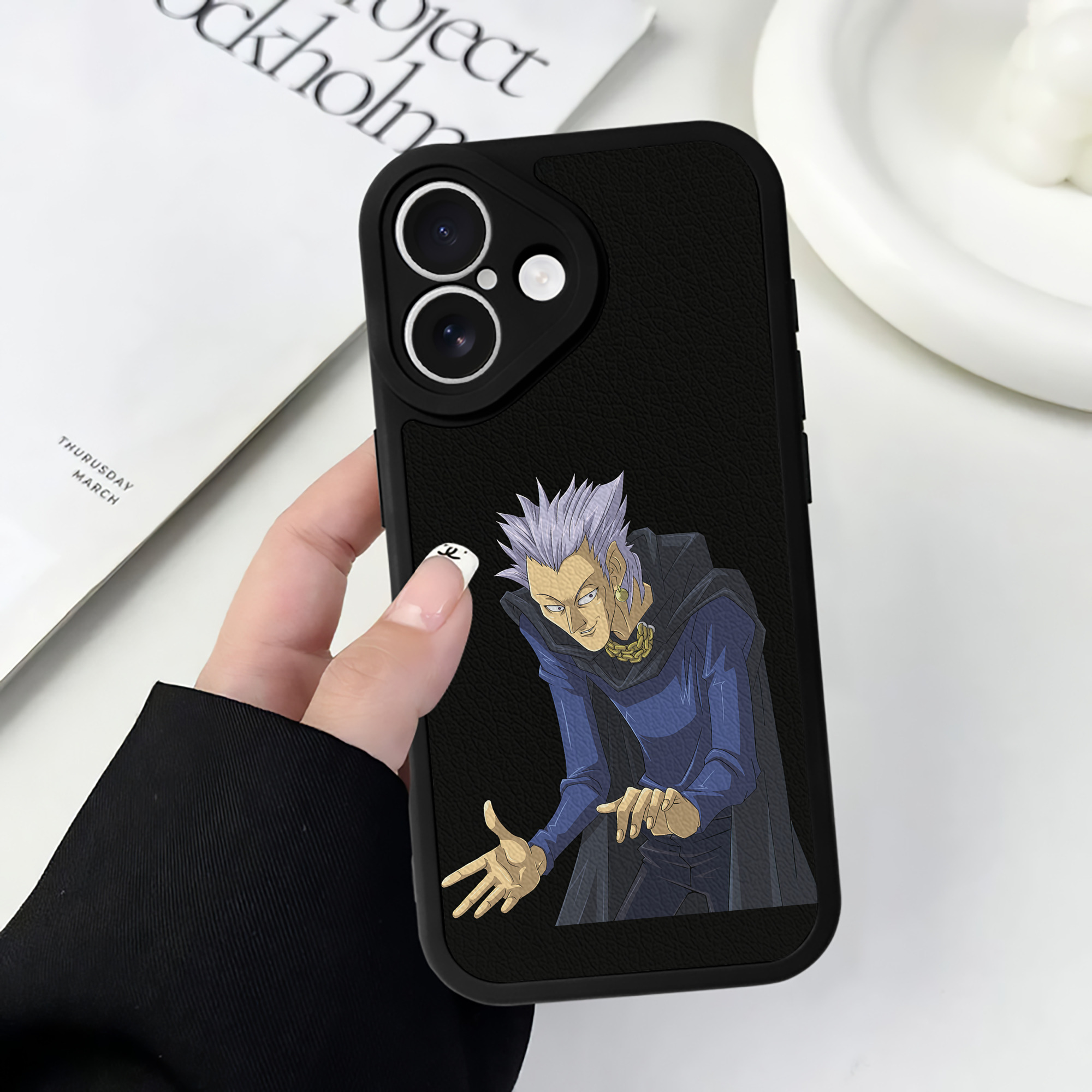 遊☆戯☆王 Yu-Gi-Oh! 【iPhone 16シリーズ対応】シリコンスマホケース（レザー調） 材質：シリコン